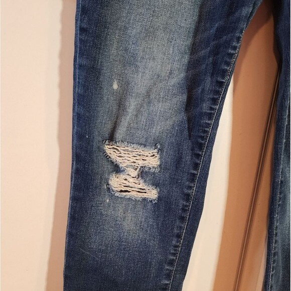 A.n.a Stretchy Distressed Jeggings Has Small Mark Size 10 - Picture 3 of 5